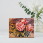 Renoir - Rose, 1910 Kunstmalerei Postkarte (Stehend Vorderseite)