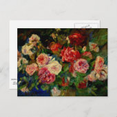 Renoir - Rose Postkarte (Vorne/Hinten)