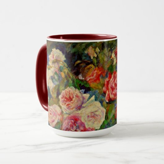 Renoir - Rose Tasse (Vorderseite Links)