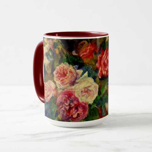 Renoir - Rose Tasse (Vorderseite Links)