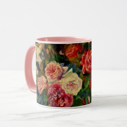 Renoir - Rose Tasse (Vorderseite Links)