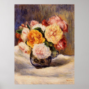 Renoir - Rosenstrauß Poster