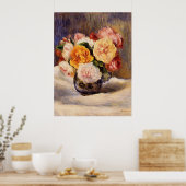 Renoir - Rosenstrauß Poster (Küche)
