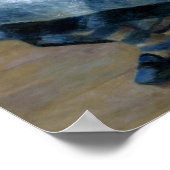 Renoir Schlafmädchen mit katzenklassischer Kunst Poster (Ecke)