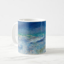 Renoir Seascape. Blue nautical impressionism. See