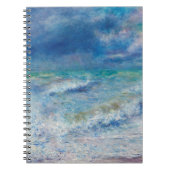Renoir Seascape. Impressionist Nautic Ocean Notizblock (Vorderseite)