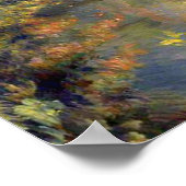 Renoir - Seenlandschaft Poster (Ecke)