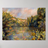 Renoir - Seenlandschaft Poster (Vorne)