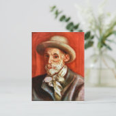 Renoir - Selbstportrait 1910 von Pierre Renoir Postkarte (Stehend Vorderseite)