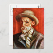 Renoir - Selbstportrait 1910 von Pierre Renoir Postkarte (Vorne/Hinten)
