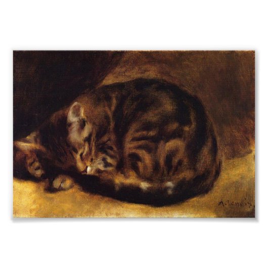 Renoir Sleeping Chat Print Fotodruck (Vorne)