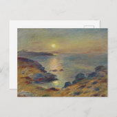 Renoir - Sonnenuntergang in Douarnenez Falknerei - Postkarte (Vorne/Hinten)