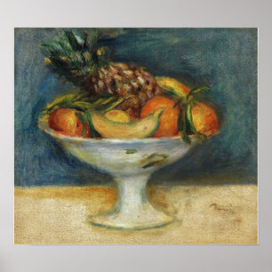 Renoir - Stillleben Compotier mit Früchten 1890 Poster