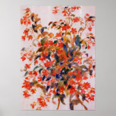 Renoir - Stillleben mit Fuscias Poster (Vorne)