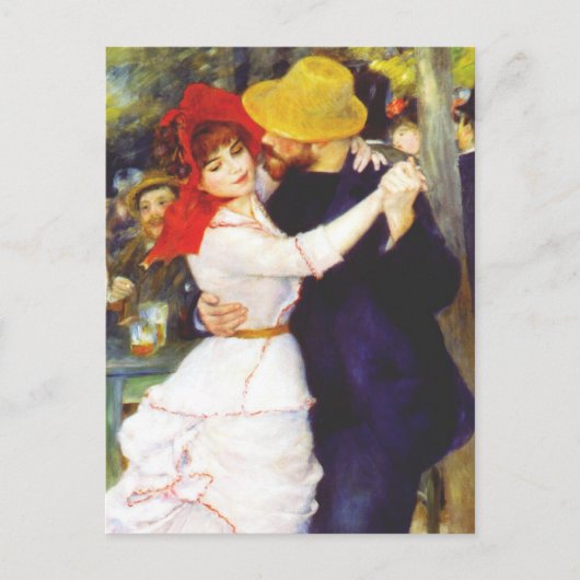 Renoir Tanz Bougival Postcard Postkarte (Vorderseite)