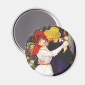 Renoir-Tanz im Bougival Magnet (Vorderseite/Rückseite)