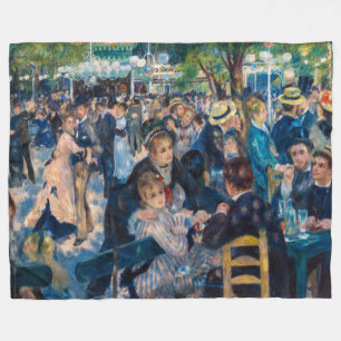 Renoir - Tanz im Le Moulin de la Galette Fleecedecke