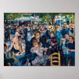 Renoir - Tanz im Le Moulin de la Galette Poster
