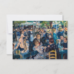 Renoir - Tanz im Moulin de la Galette Dankeskarte