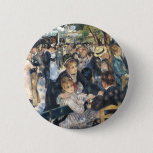 Renoir Tanz im Moulin de la Galette Vintage Button