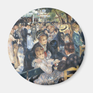 Renoir Tanz im Moulin de la Galette Vintage Magnet