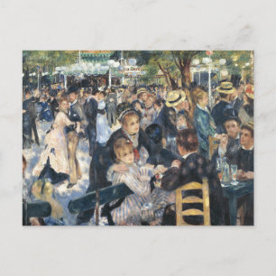 Renoir Tanz im Moulin de la Galette Vintage Postkarte