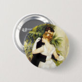 Renoir Tanz im Stadt-Knopf Button (Vorne & Hinten)