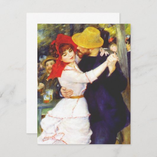 Renoir Tanz im Tessin Einladung (Vorne/Hinten)