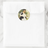 Renoir Tanz in den Stadt-Aufklebern Runder Aufkleber (Tasche)