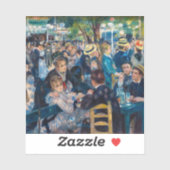 Renoir - Tanz in Le Moulin de la Galette Aufkleber (Blatt)