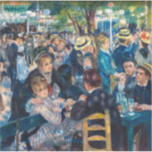 Renoir - Tanz in Le Moulin de la Galette Aufkleber (Vorderseite)