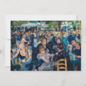 Renoir - Tanz in Le Moulin de la Galette Einladung (Vorderseite)