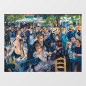 Renoir - Tanz in Le Moulin de la Galette Fensteraufkleber (Blatt)