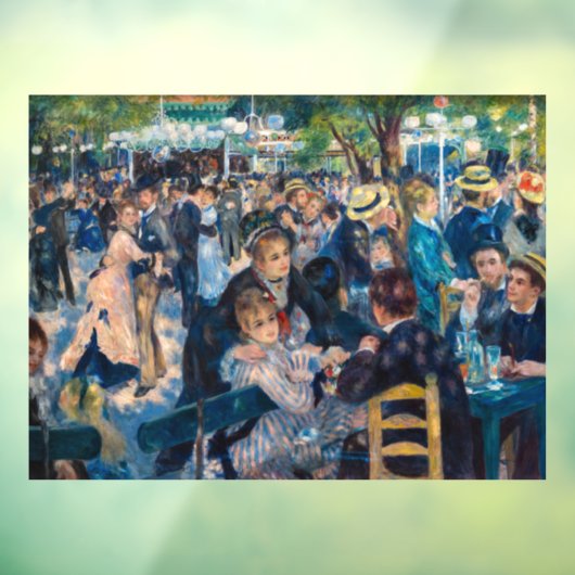 Renoir - Tanz in Le Moulin de la Galette Fensteraufkleber (Blatt 3)