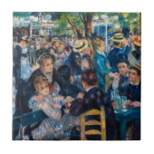 Renoir - Tanz in Le Moulin de la Galette Fliese (Vorderseite)