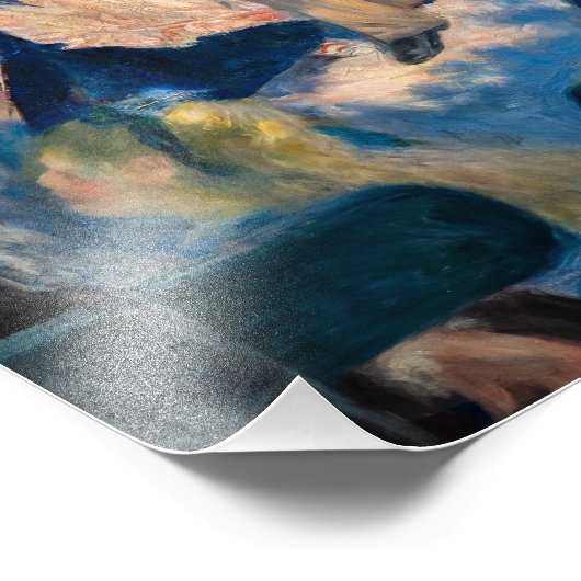 Renoir - Tanz in Le Moulin de la Galette Fotodruck (Ecke)