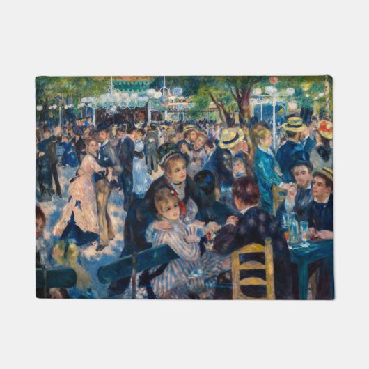 Renoir - Tanz in Le Moulin de la Galette Fußmatte (Vorderseite)