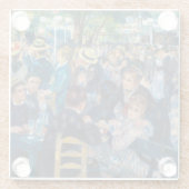 Renoir - Tanz in Le Moulin de la Galette Glasuntersetzer (Rückseite)