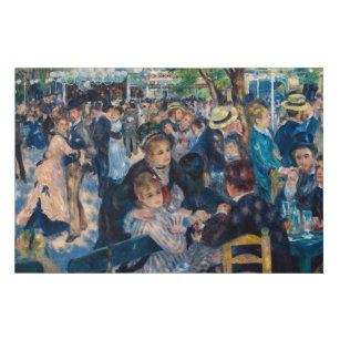 Renoir - Tanz in Le Moulin de la Galette Künstlicher Leinwanddruck