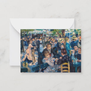 Renoir - Tanz in Le Moulin de la Galette Mitteilungskarte