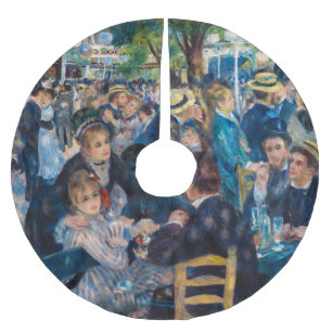 Renoir - Tanz in Le Moulin de la Galette Polyester Weihnachtsbaumdecke