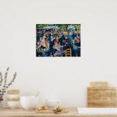 Renoir - Tanz in Le Moulin de la Galette Poster (Küche)
