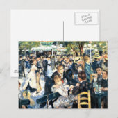 Renoir - Tanz in Le Moulin de la Galette Postkarte (Vorne/Hinten)