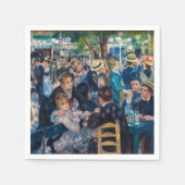 Renoir - Tanz in Le Moulin de la Galette Serviette (Vorderseite)