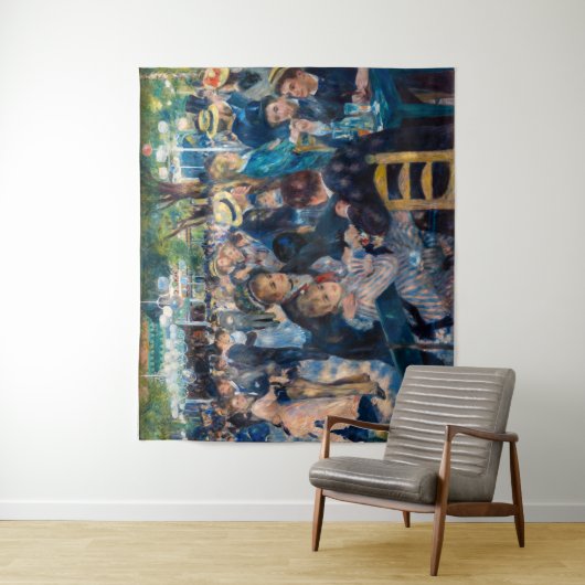 Renoir - Tanz in Le Moulin de la Galette Wandteppich (Beispiel)