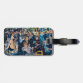 Renoir - Tanz in Moulin de la Galette - QR-Code Gepäckanhänger (Rückseite horizontal)