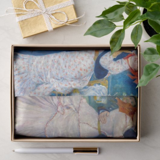 Renoir - Tanzserie: Bougival, City & Country Seidenpapier (Geschenk)