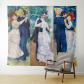 Renoir - Tanzserie: Bougival, City & Country Wandteppich (Beispiel (Horizontal))