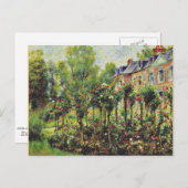 Renoir - The Rose Garden at Wargemont-1879 Postkarte (Vorne/Hinten)