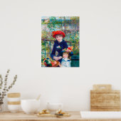 Renoir Two Sisters Fine Art Malerei restauriert Poster (Küche)